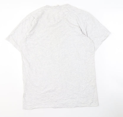Mens UK Size L American Apparel White  T-Shirt