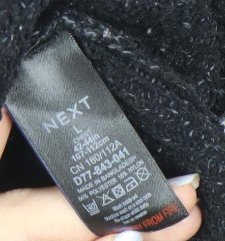 Next Men's Black L Pullover Knit Jumper