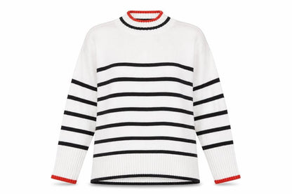 Womens UK Size 14 M&Co White Pullover Jumper