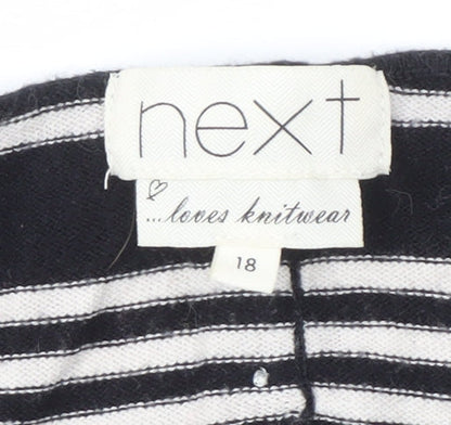 Womens UK Size 18 NEXT Black Pullover Jumper