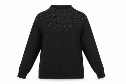 Womens UK Size L Sfera Black Pullover Jumper