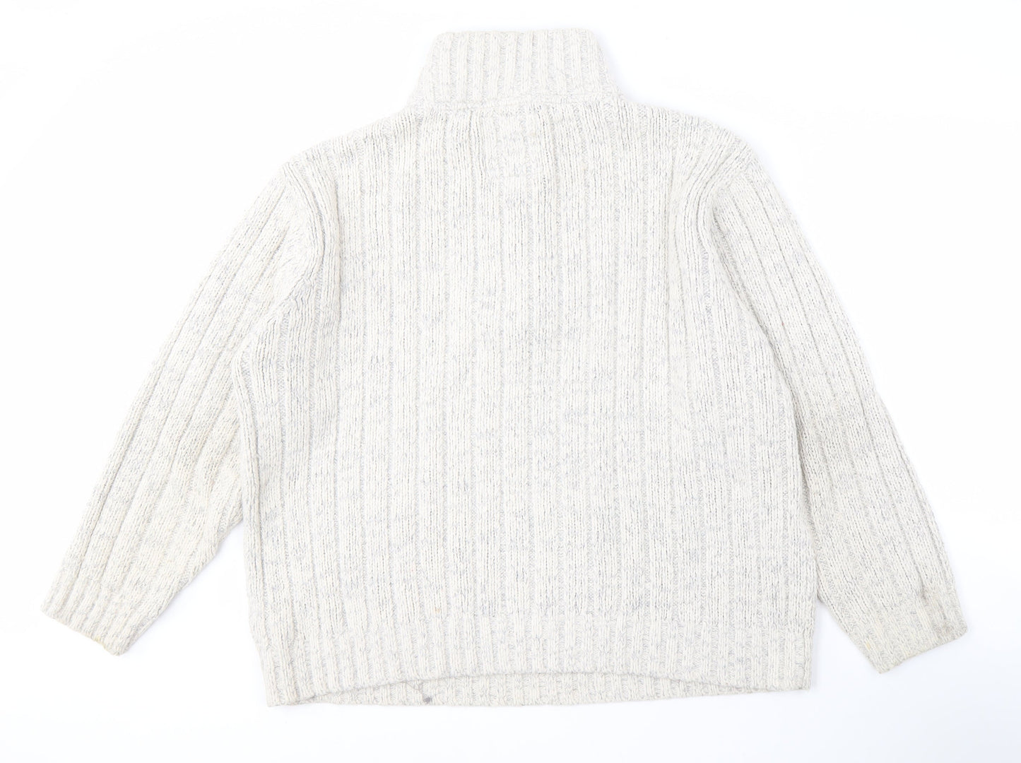 Marks and Spencer Men's White Pullover Jumper XL