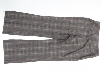 Womens UK Size 14 NEXT Regular Fit Business Casual Brown Trousers
