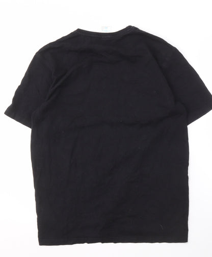 UEFA Euro 2020 Men's Black M T-Shirt, Sports Theme