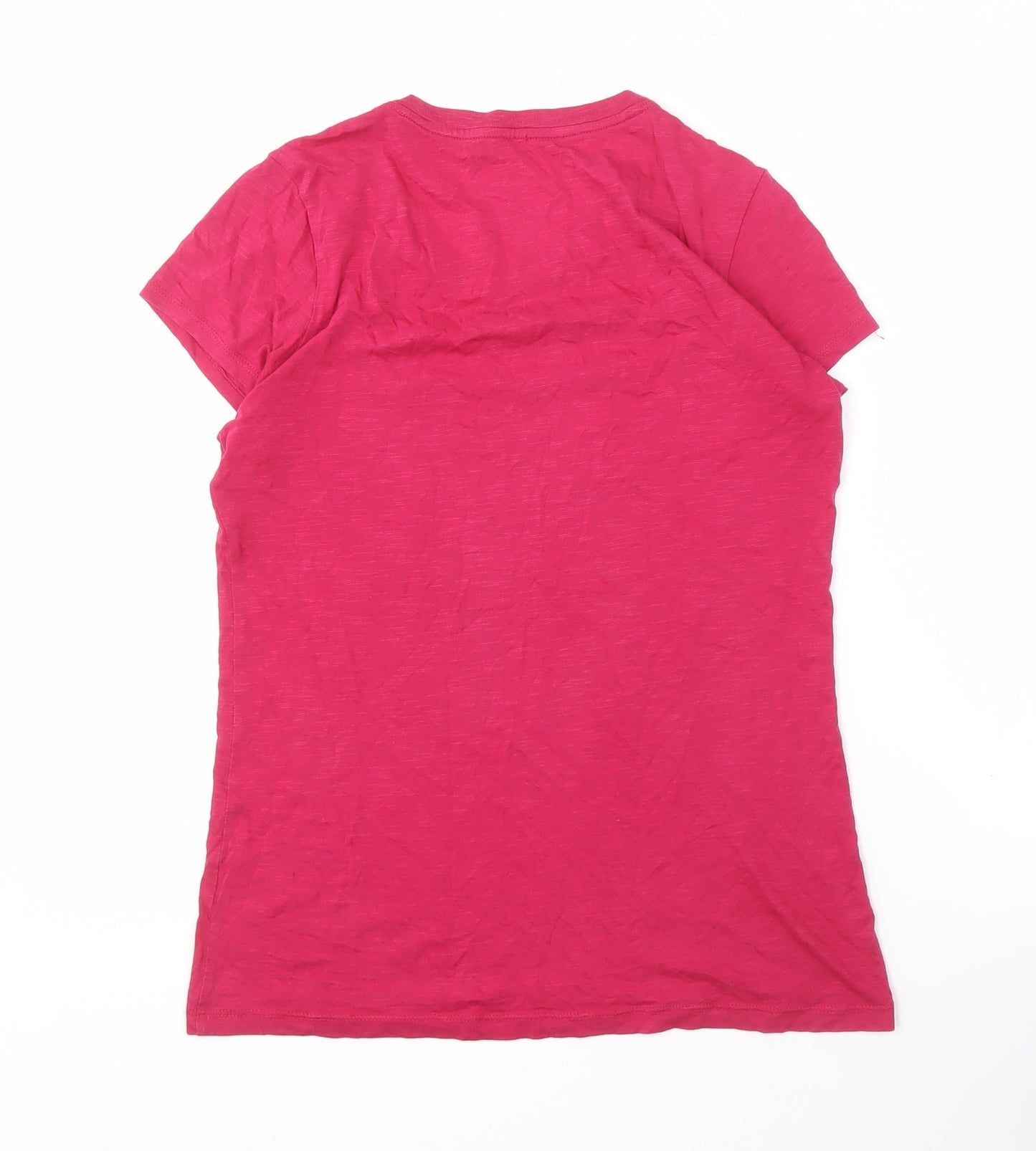 Banana Republic Women's Pink T-Shirt Size M
