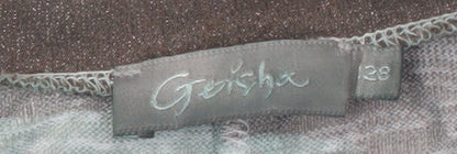 Geisha Women's Multicoloured Animal Print Shrug Size 10