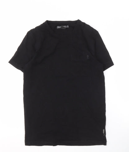 Mens UK Size S French Connection Black  T-Shirt
