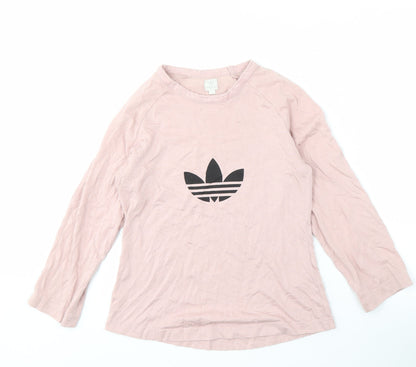 Womens UK Size 12 adidas Pink Basic T-Shirt