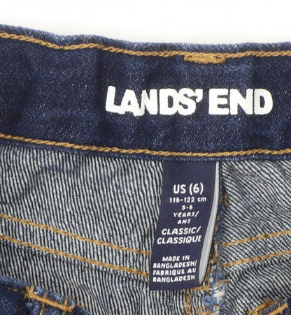 Lands' End Boys Blue Straight Jeans - Size 10
