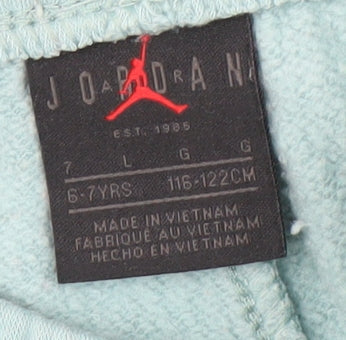 Jordan Boys Blue Jogger Trousers 7 Years - Casual Comfort