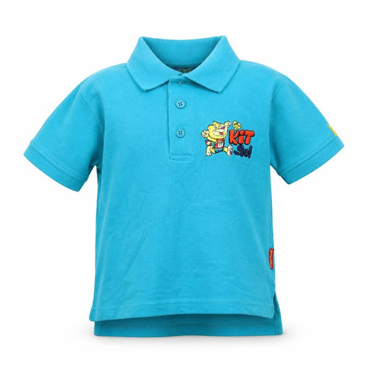 Manchester Boys Blue Polo Shirt 3-4 Years