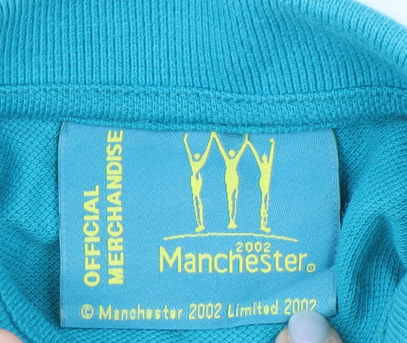 Manchester Boys Blue Polo Shirt 3-4 Years