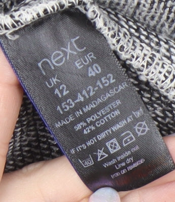 Womens UK Size 12 NEXT Grey Cardigan Jumper