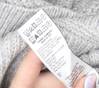 Womens UK Size M Marks and Spencer Grey Pullover Jumper
