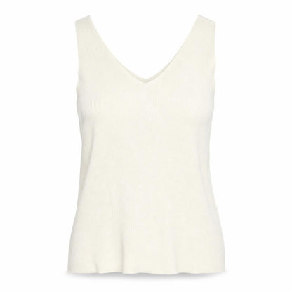 Womens UK Size M Marks and Spencer Beige Vest Jumper