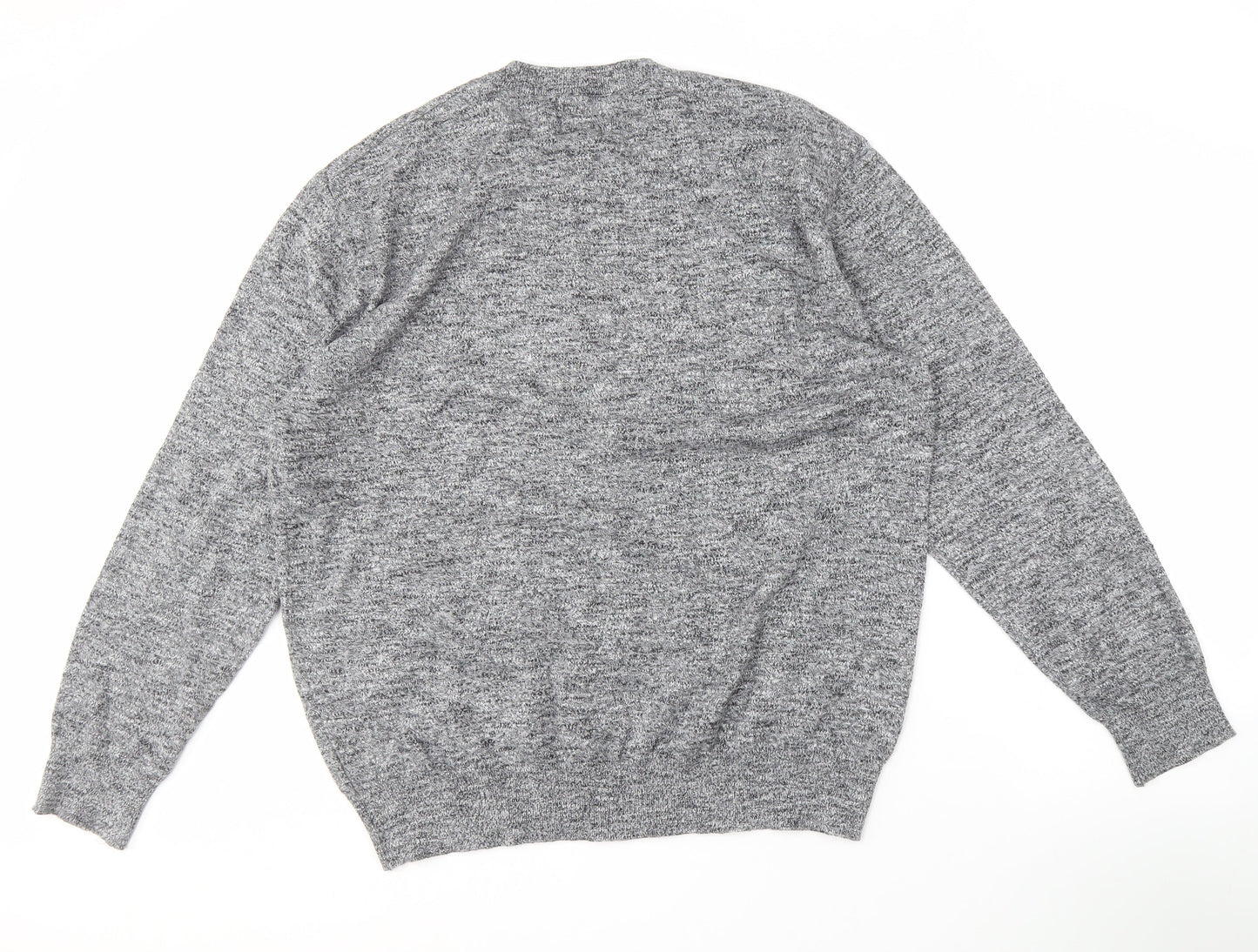Next Men's XL Grey Pullover Jumper - Crew Neck, Casual