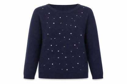 Womens UK Size 14 Marks and Spencer Blue Pullover Jumper