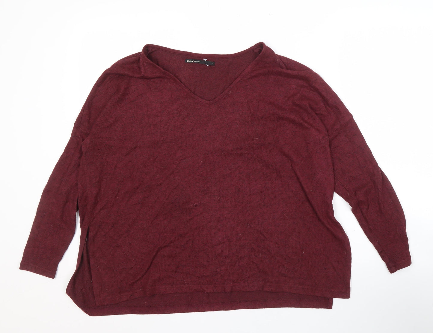 Womens UK Size S Only Red Pullover Jumper