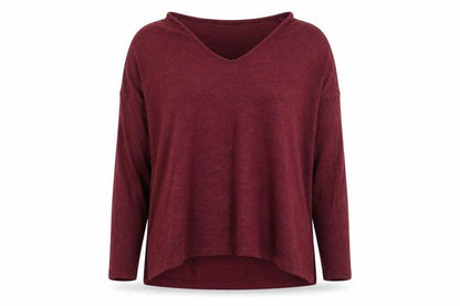 Womens UK Size S Only Red Pullover Jumper