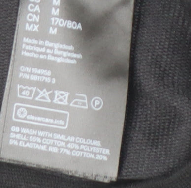 Womens UK Size M H&M Regular Fit Jogger Black Trousers