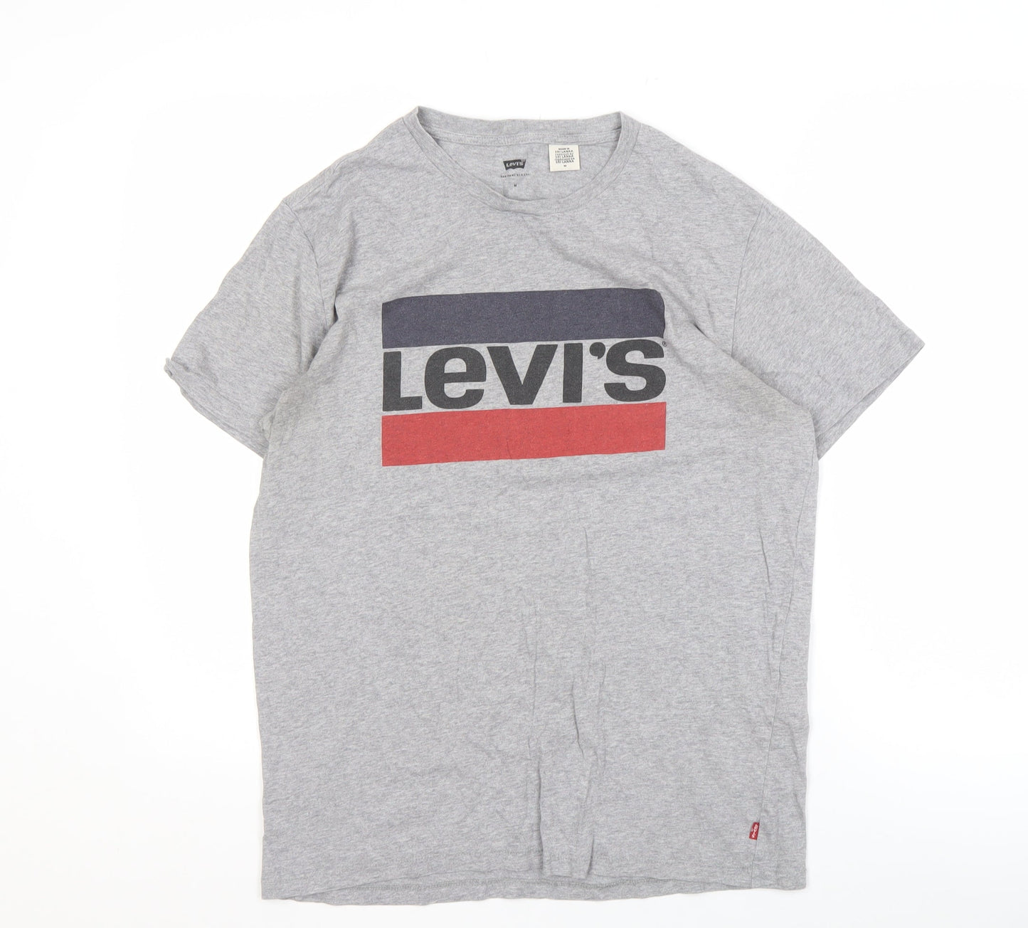 Levi's Grey Medium Men's T-Shirt with Logo