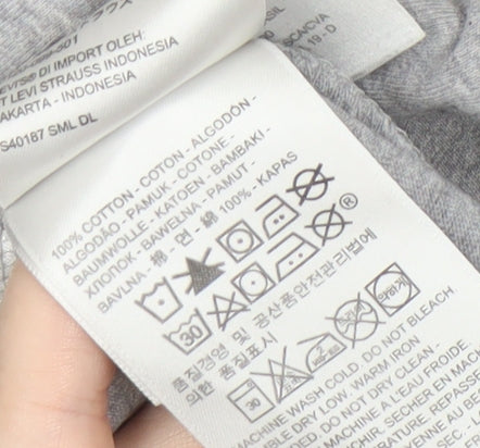 Levi's Grey Medium Men's T-Shirt with Logo