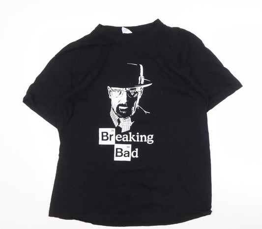 JHK Men's Black Breaking Bad XL Graphic T-Shirt