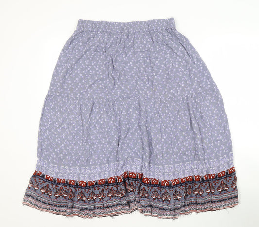 Cotton Traders Women's Floral Peasant Skirt Size 14