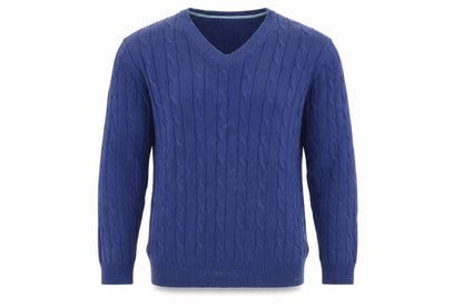 Mens UK Size XL Marks and Spencer Blue Pullover Jumper