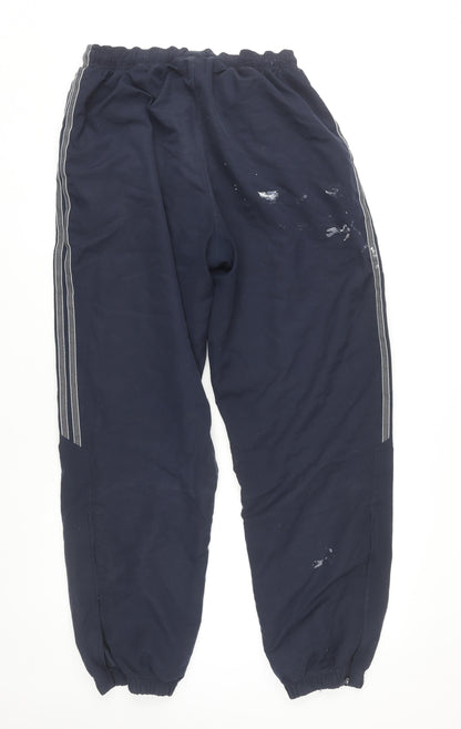 Adidas Men's Blue Joggers, M, Casual Sportswear