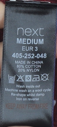 Next Men's Red V-Neck Pullover Jumper Size M