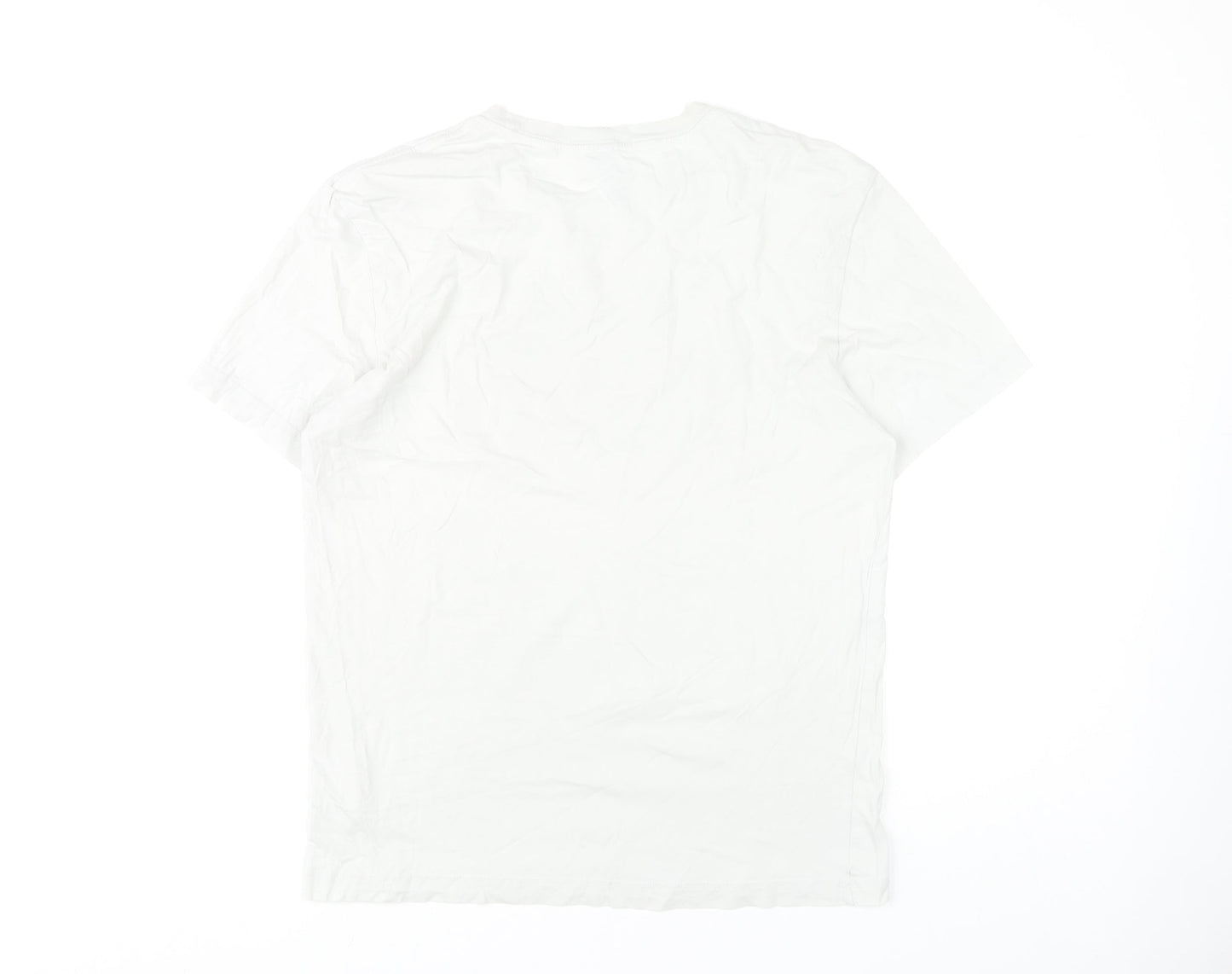 H&M Unisex White Friends T-Shirt, Size S, Casual Wear