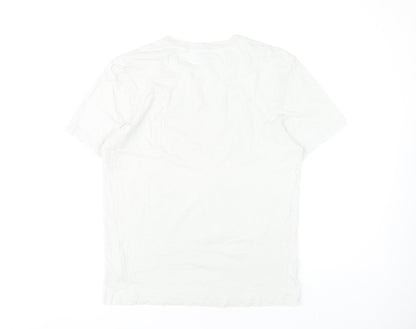 H&M Unisex White Friends T-Shirt, Size S, Casual Wear