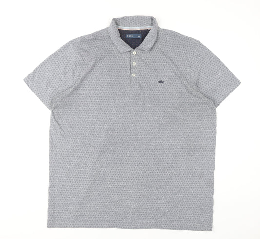 Easy Men's Grey 2XL Polo Shirt - Short Sleeve Casual