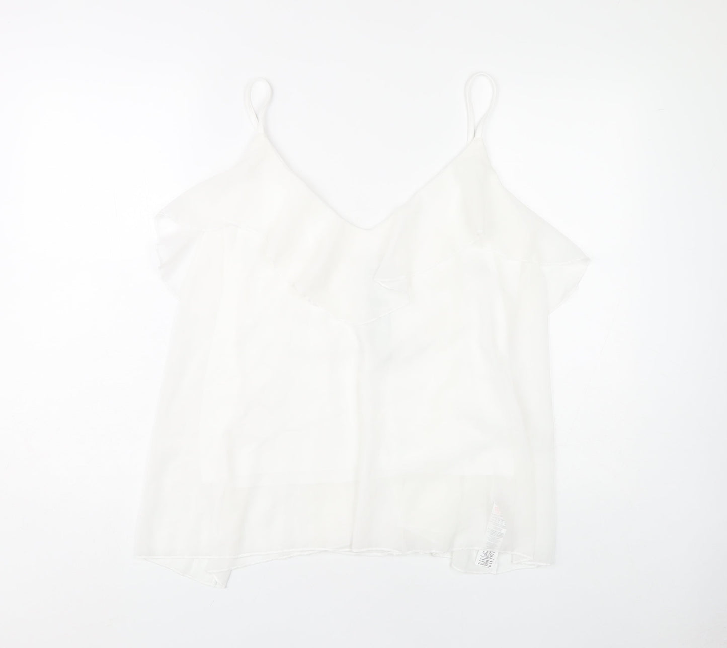 boohoo Women's White Camisole Tank Top Size 18