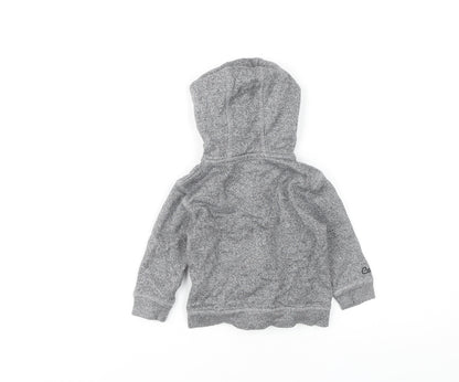 Canadiana Grey Basic Jacket, Unisex 18-24 Months, Hooded