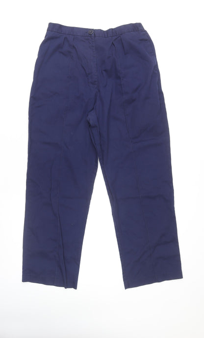 Boyd Cooper Men's Blue Pleated Trousers Size 28