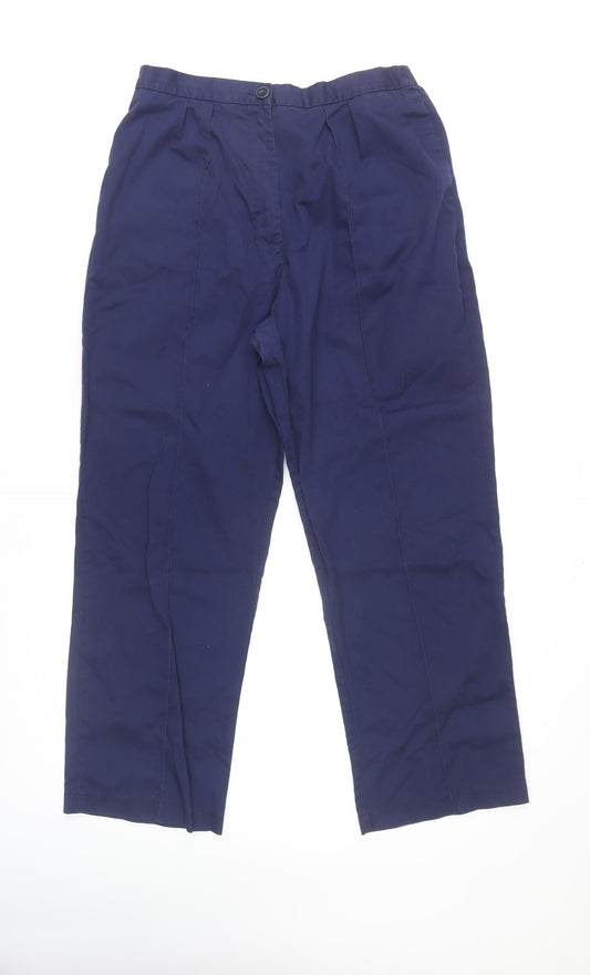 Boyd Cooper Men's Blue Pleated Trousers Size 28