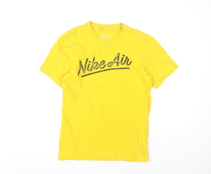 Nike Men's Yellow XS Graphic Print T-Shirt