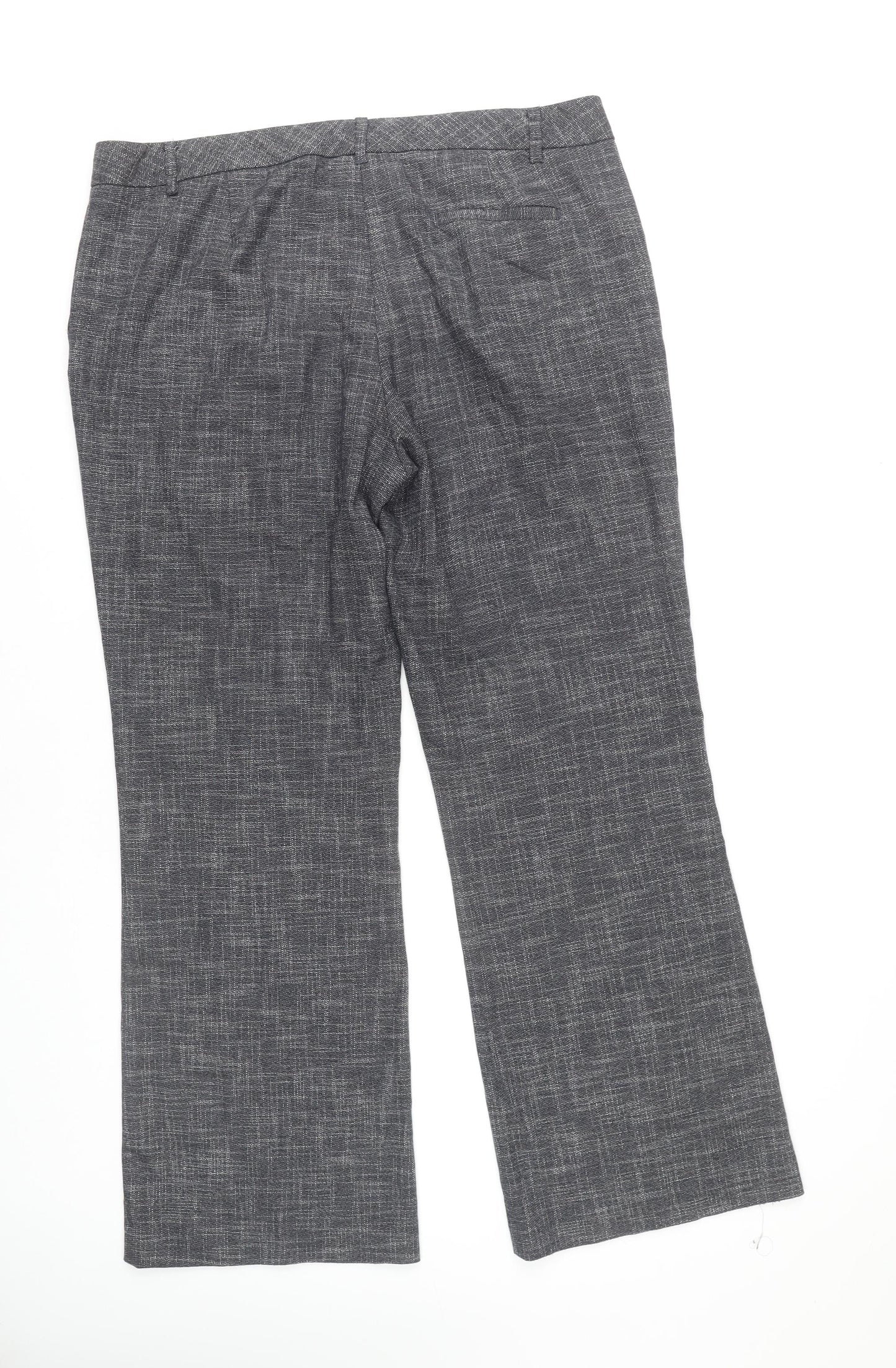 Womens UK Size 16 Monsoon Regular Fit Business Casual Grey Trousers