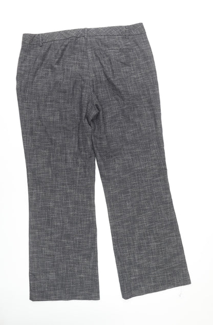 Womens UK Size 16 Monsoon Regular Fit Business Casual Grey Trousers