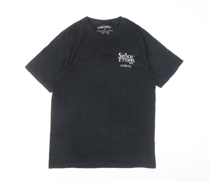 Señor Frog's Men's Black Beach Graphic T-Shirt M