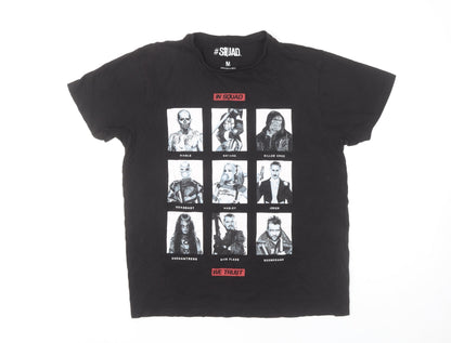 Squad Men's Black M Graphic T-Shirt DC Comics