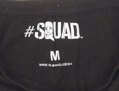 Squad Men's Black M Graphic T-Shirt DC Comics