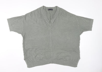Womens UK Size XL Marks and Spencer Grey Pullover Jumper