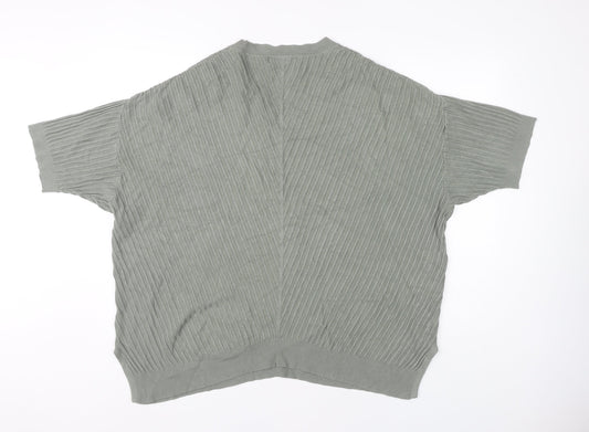 Womens UK Size XL Marks and Spencer Grey Pullover Jumper
