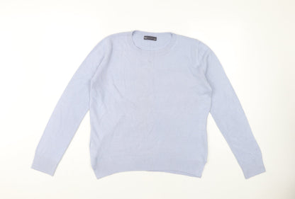 Womens UK Size 12 Marks and Spencer Blue Pullover Jumper