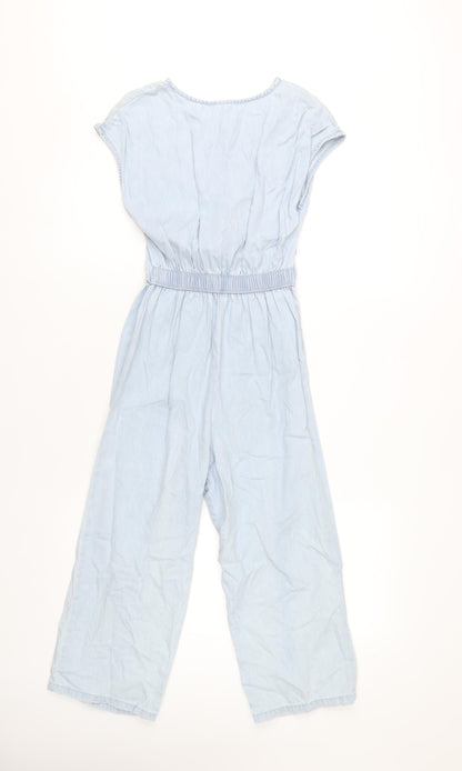 Next Girls Blue Jumpsuit, 9 Years, Casual Style, Elastic Waist