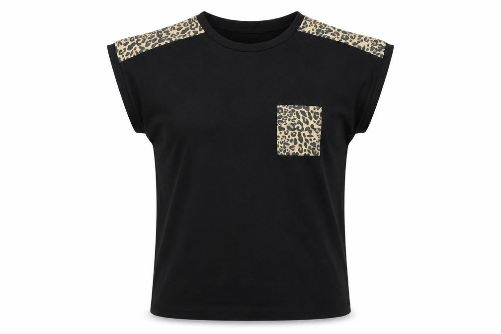 Womens UK Size 8 Lipsy Black  T-Shirt