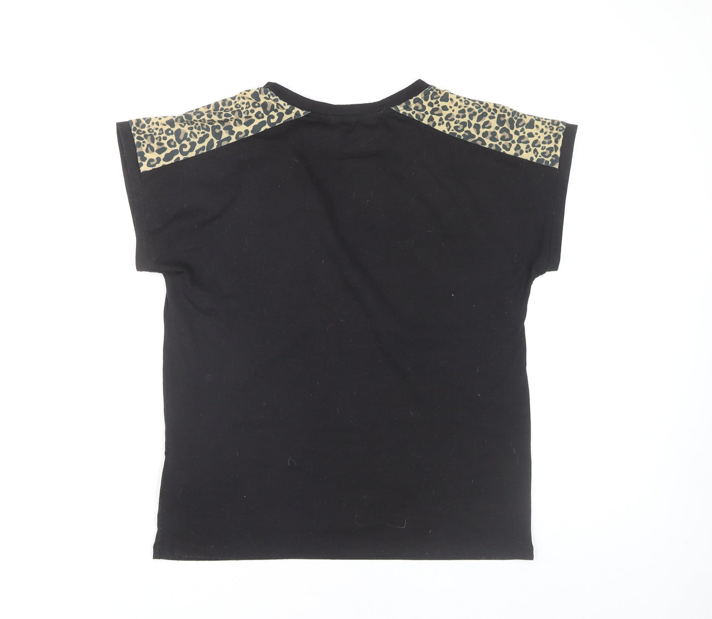 Womens UK Size 8 Lipsy Black  T-Shirt